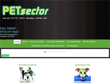 Tablet Screenshot of petsector.net